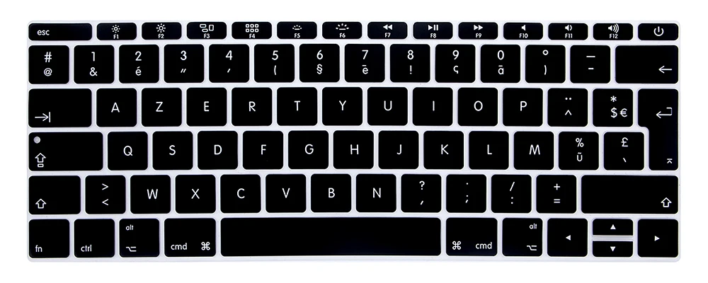 Французская клавиатура протектор для macbook retina 12 pro13 ЕС-введите A1708 A1534 A1931 крышка клавиатуры ноутбука аксессуары пленка для ноутбука