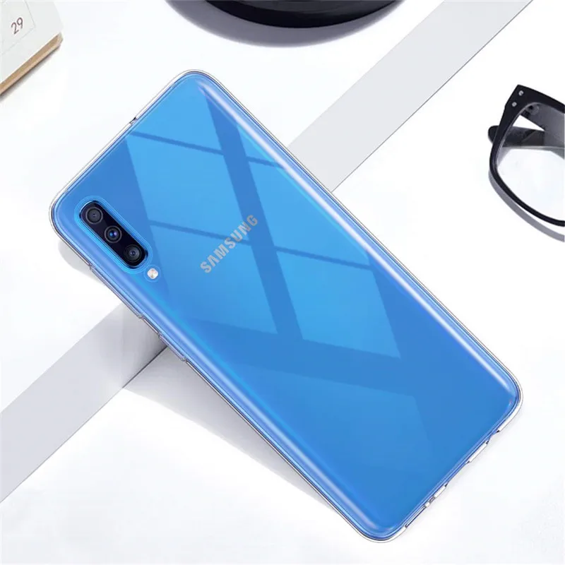 Чехол для Samsung Galaxy A70 мягкий прозрачный силиконовый чехол из ТПУ A 70 A705F SM-A705FN/DS
