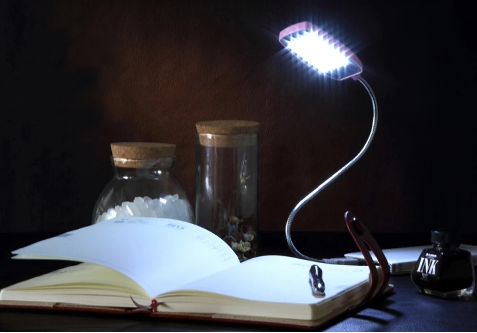 USB СВЕТОДИОДНЫЙ светильник для чтения, светильник для книг, гибкий светильник для чтения для ноутбука, ноутбука, 28 светодиодный s USB светодиодный светильник, лампа Liseuse Lampara Lectura
