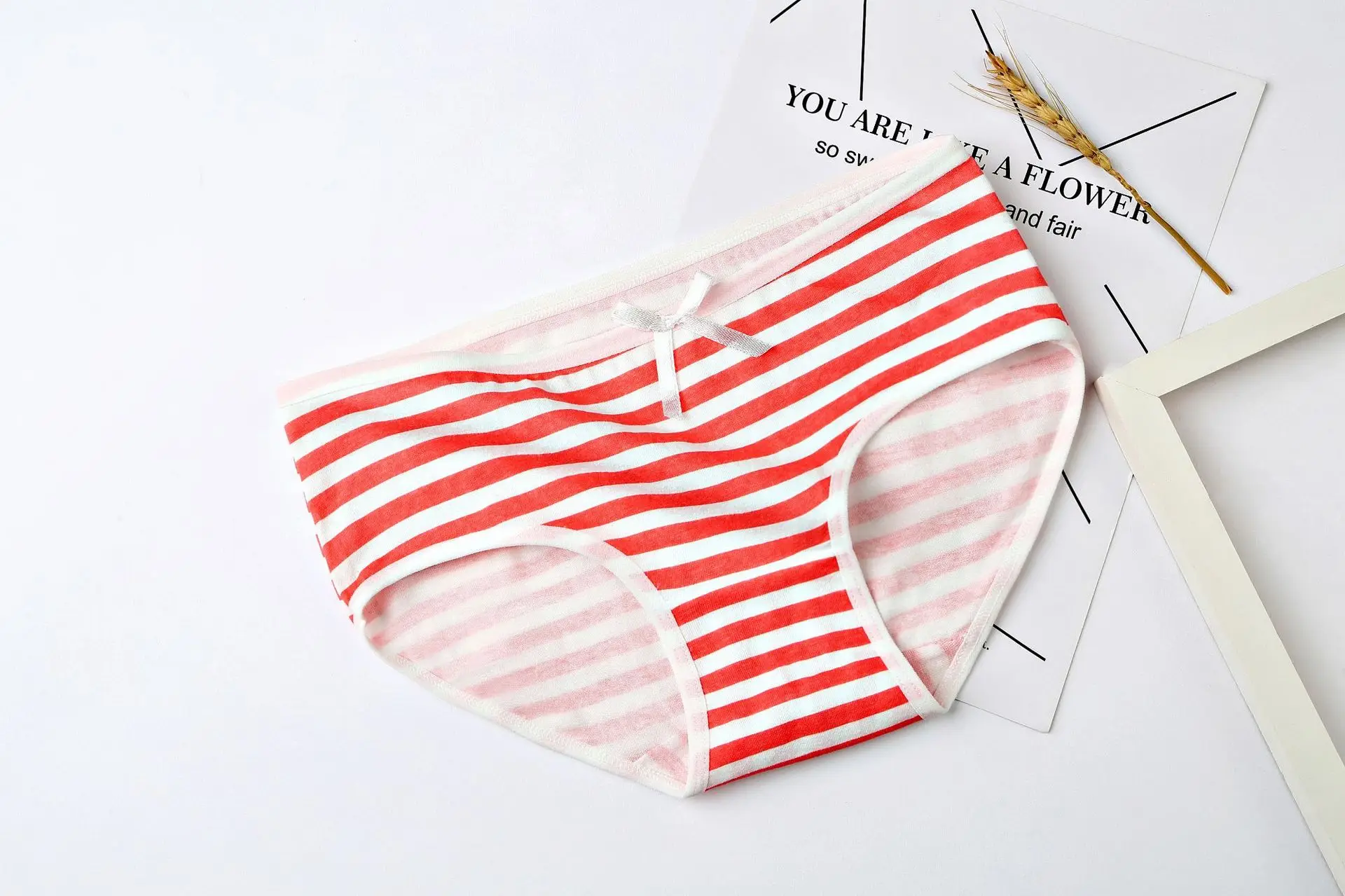 Luonalex, популярные трусики в полоску, темно-синие, высокое качество, бант, танга, милое, милое, сексуальное нижнее белье, женские трусики, хлопковые трусы размера плюс