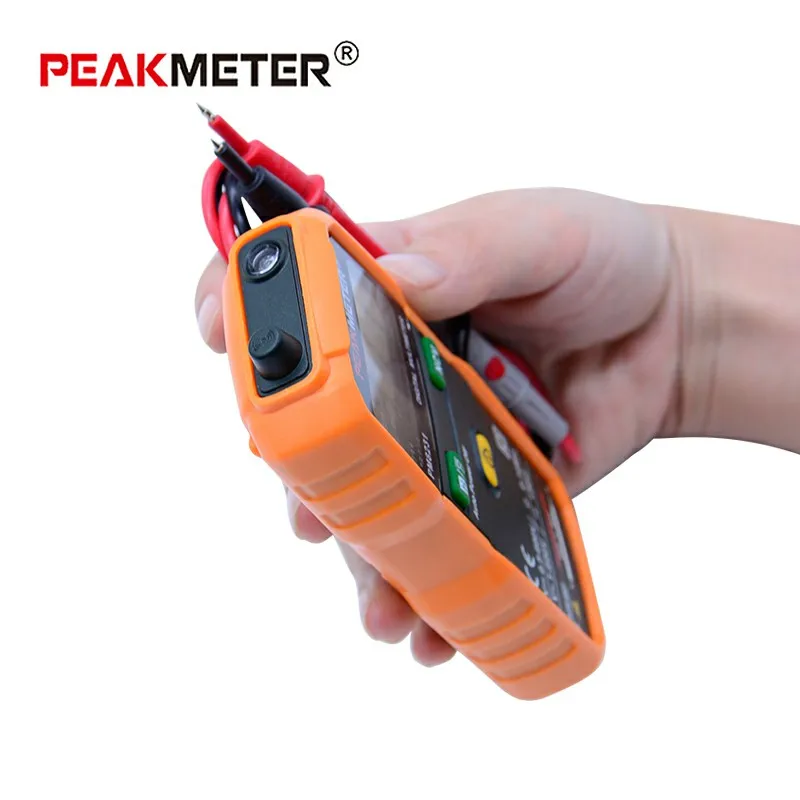 NCV мультиметр PEAKMETER PM8231 интеллектуальный цифровой мультиметр портативный универсальный ремень освещение