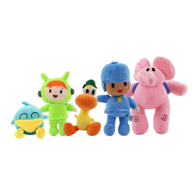 5 шт./лот 14 см-30 см Pocoyo Плюшевые игрушки Pocoyo Nina Элли Пато Loula мягкие игрушки и плюшевые кукла отличный подарок для мальчиков и девочек