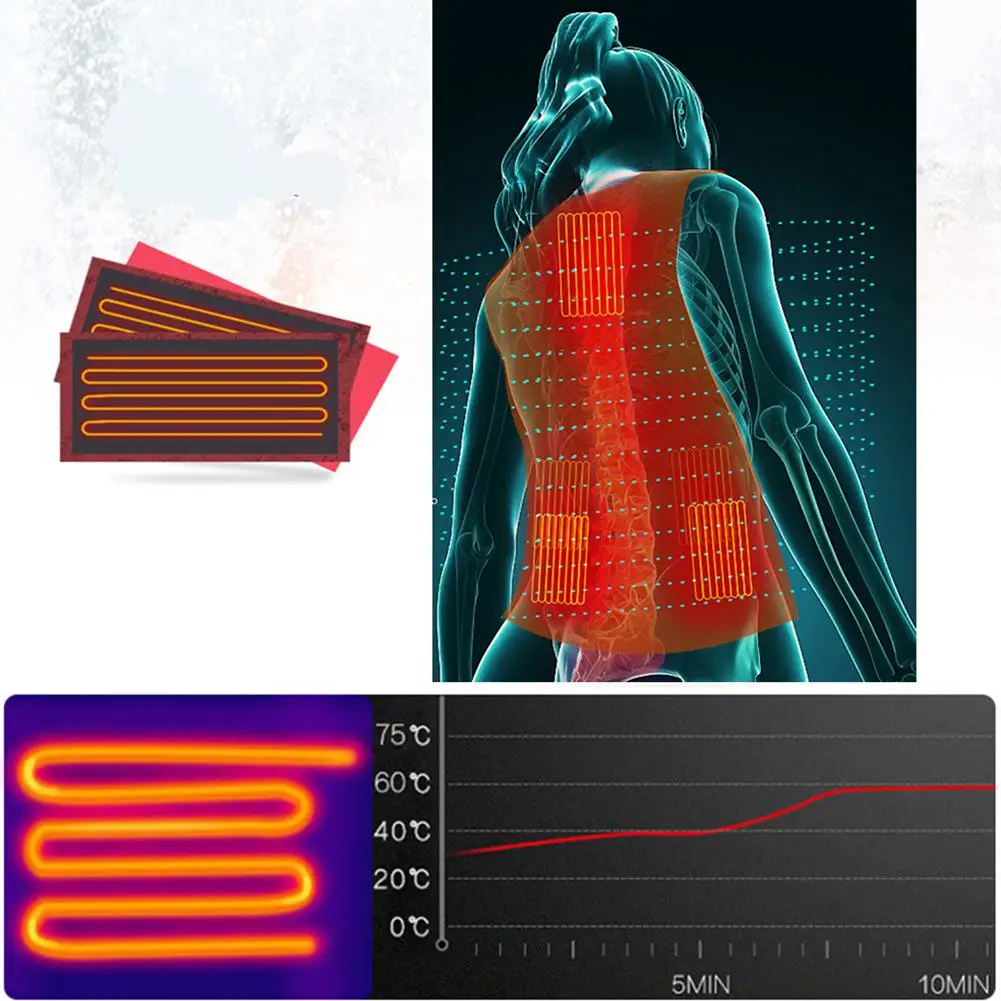 Одиночный контроль 5 нагревательная зона секционный воротник теплый углеродное