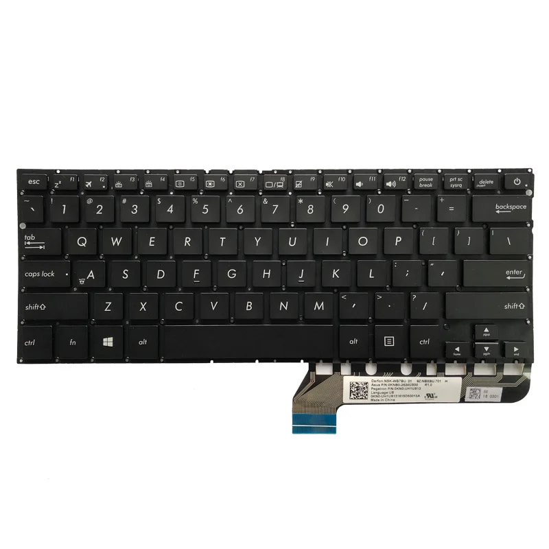 Новая клавиатура для ноутбука US ASUS UX430 UX430U UX430UA UX430UQ с клавиатурой подсветкой 9z.