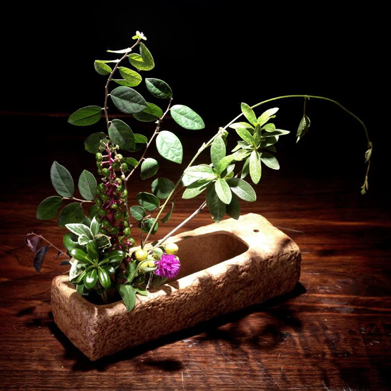 Винтажная элегантная ваза Zen Ikebana креативный домашний декор настольный цветочный