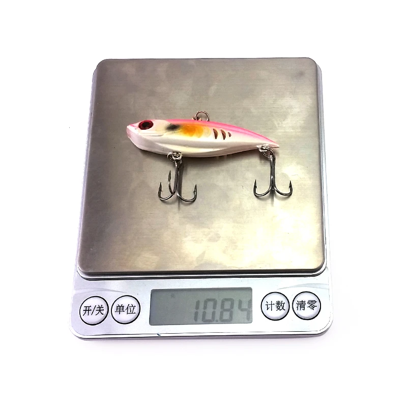 5pcs Fishing Lure VIB Hard Artificial Bait Tackle Crap Hook jig Crankbait Professional Sinking Wobblers 6.5cm 10.84g | Спорт и