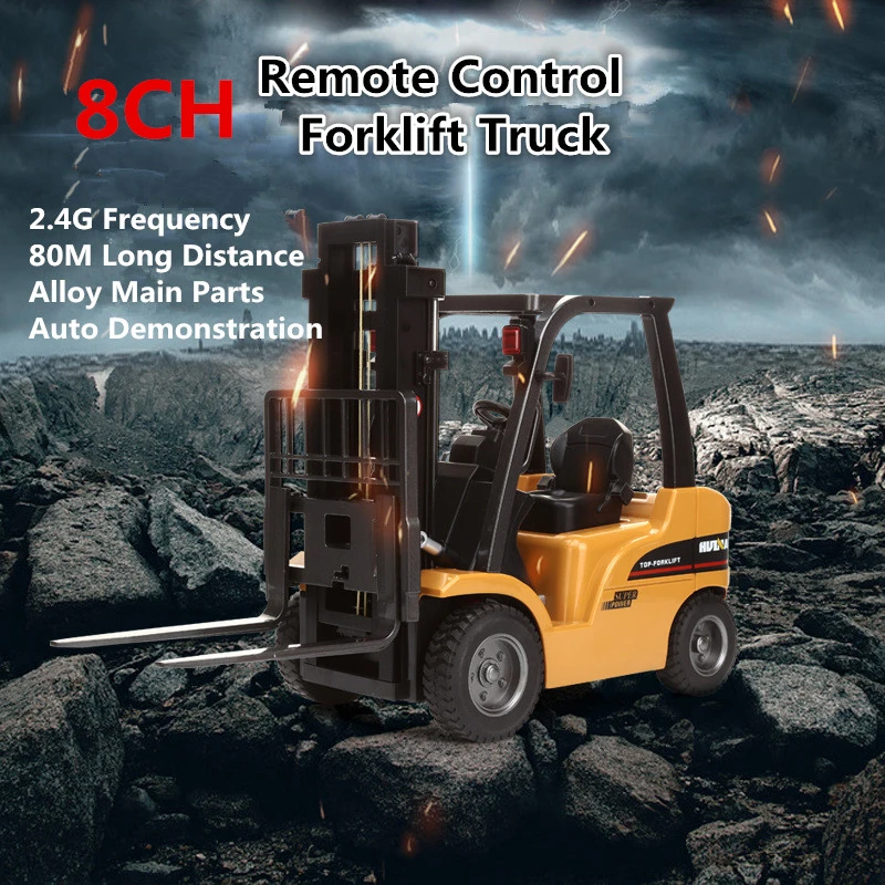 Новый Forklift металлический пластик 1:10 2 4G 8CH M Power пульт дистанционного управления RC