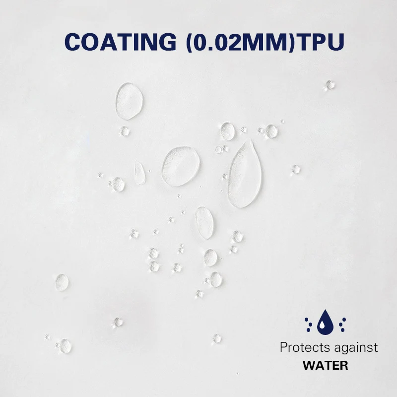 

Waterproof Smooth Mattress Protector Cover For Bed Breathable Hypoallergenic Protection Pad Cover Anti-mite 160*200