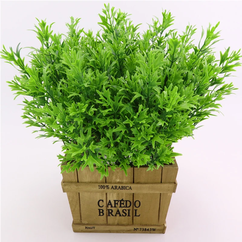 34 см 5 вилок сельская пластиковая трава Горшечное растение искусственные цветы