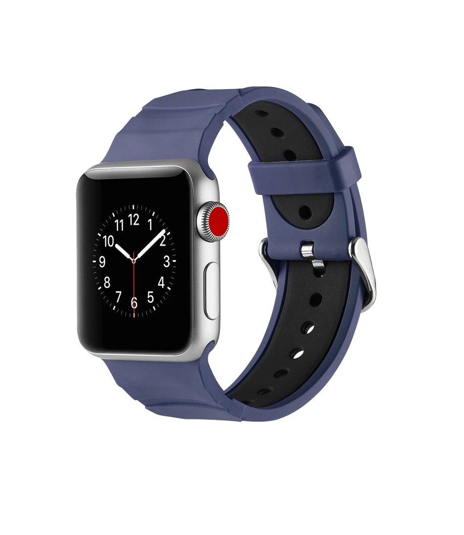 Для Apple Watch Series 4 44 мм 40 силиконовый ремешок для 1 2 3 заменить мужчин t группа женский