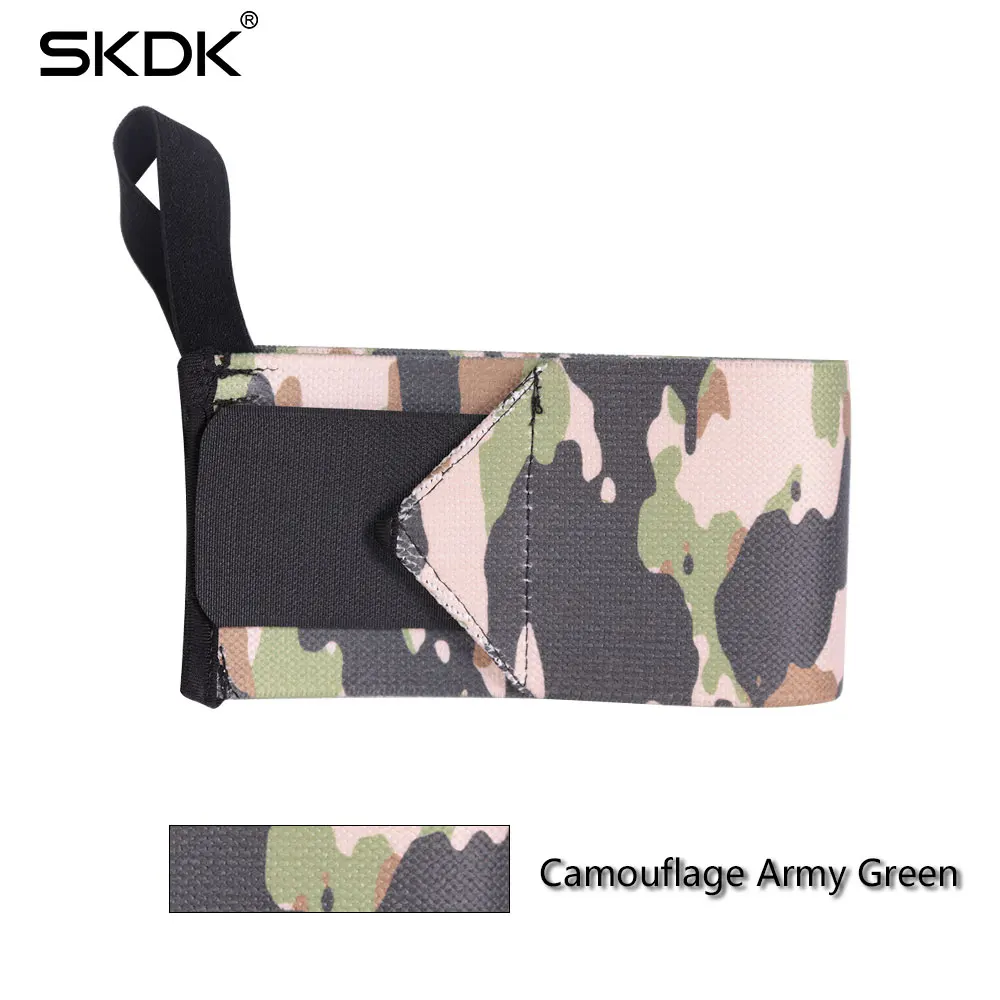 CamouflageArmyGreen SKDK нейлоновая компрессионная камуфляжная повязка на запястье, повязка на запястье, поддержка запястья для тренажерного зала, тяжелая атлетика, фиксатор на запястье, баскетбольная защита, 1 шт - Цвет: CamouflageArmyGreen