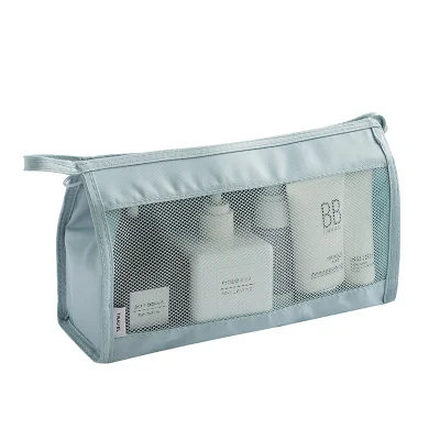 SkyBlue Cosmetic Bag Дорожная сумка для хранения, наборы для одежды, нижнее белье, обувь для женщин, аккуратный Органайзер, сумка, чемодан, домашний шкаф, контейнер - Цвет: SkyBlue Cosmetic Bag