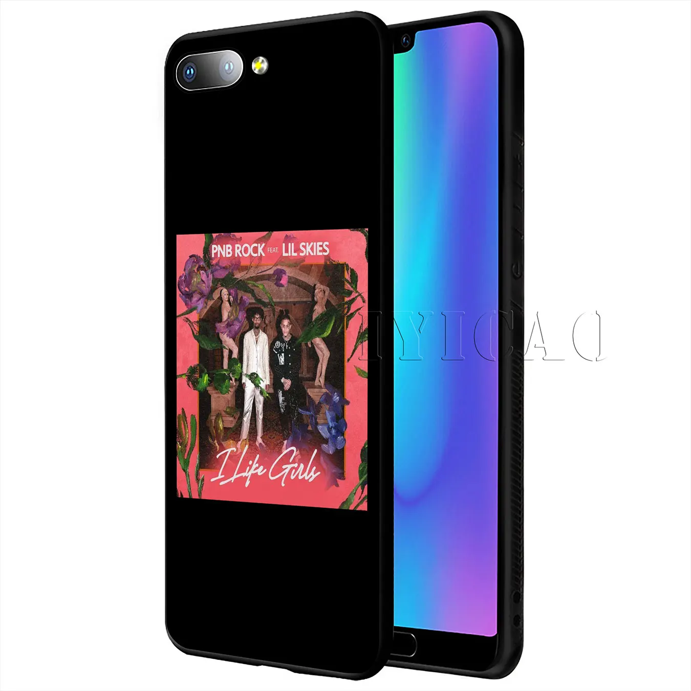 IYICAO Pnb Rock Мягкий силиконовый чехол для телефона Huawei Y9 Y7 Y6 Prime 2019 черный Honor 20 8C 8X 8 9 9X