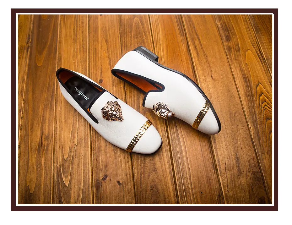 MEIJIANA Loafers Shoes Various Colors Gentleman Men's Flat Casual Shoes Fashion Men's Shoes Knot Wedding