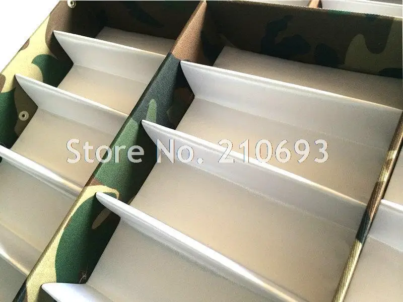 Army Green 18C камуфляжные солнцезащитные очки Дисплей Чехол для очков коробка для костюма чехол для хранения 18 шт. солнцезащитных очков - Цвет: Army Green