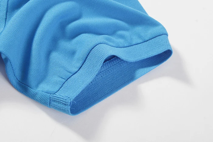 Высокое качество Camisa Polo приталенная Мужская рубашка из хлопка с отложным воротником Летняя мужская рубашка поло модная Повседневная рубашка поло