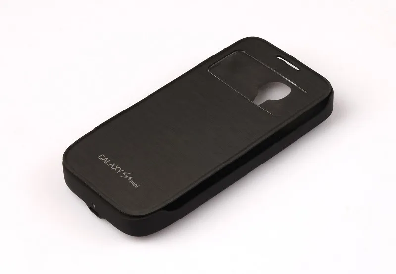 3000mAh Battery Flip Case For SAMSUNG s4 mini Rechargeable Portable Backup Charger Cover With External Phone |