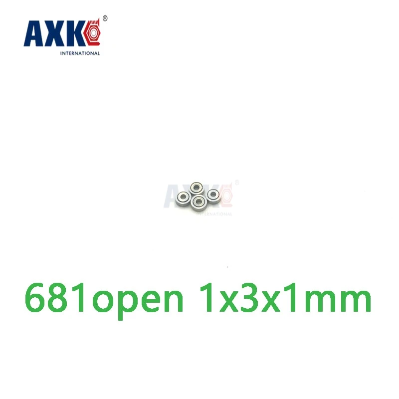 Axk высококачественные 50 шт. 681 681x 618/1.5 миниатюрные открытые шарикоподшипники с