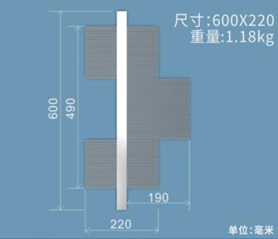 600X220mm 400 мм 500 мм 600 мм Профессиональный контурный профиль калибровочный Металлический Стальной плиточный ламинат плитки общие инструменты контурный Калибр дубликатор - Цвет: 600X220mm