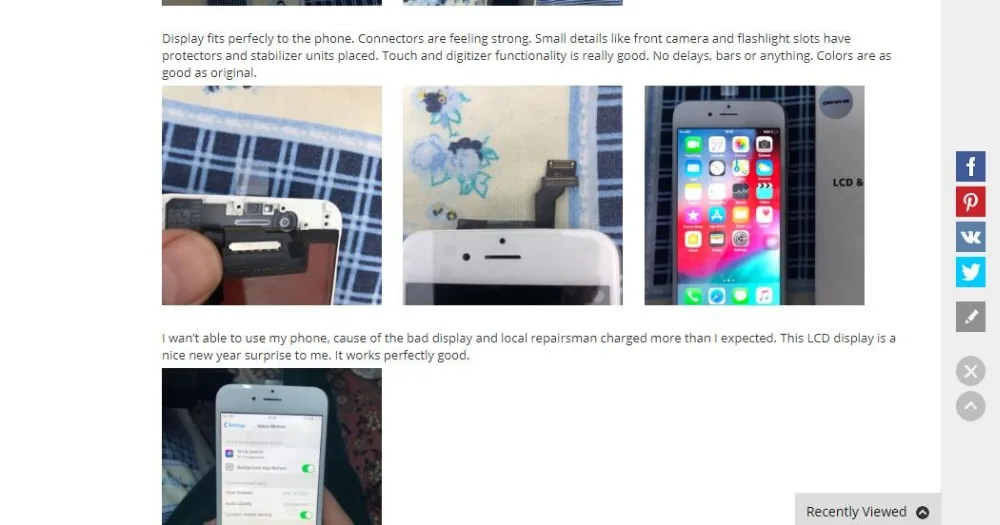 Класс AAA, ЖК-экран для iPhone 4, 4S, 6, 5, 5S, 5C, SE, сменный сенсорный ЖК-экран, дигитайзер, сборка дисплея