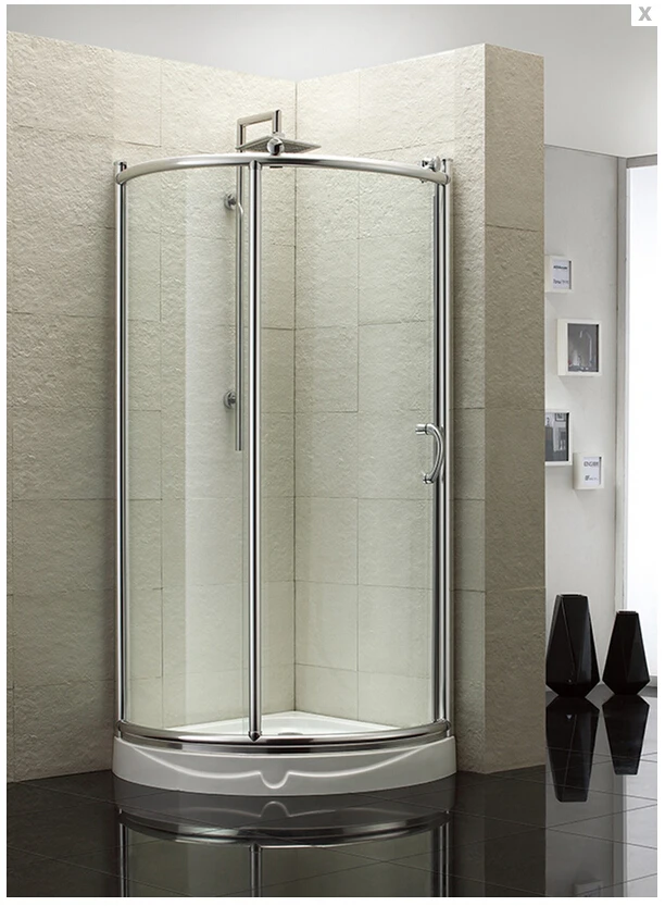 Дизайн, душевых кабин из прозрачного закаленного стекла, душевой экран с раздвижной дверью XA1000H-2