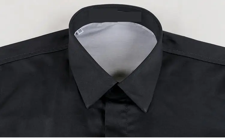 Новое поступление мужская рубашка из 100% хлопка Модная приталенная Мужская для