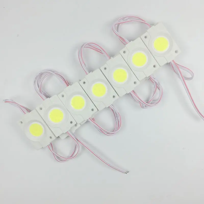 20 шт./лот 2018 Новый 2 4 Вт инъекционный COB Светодиодный модуль с линзой DC12V рекламный