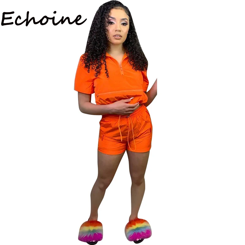 Женский комплект одежды из 2 предметов Echoine однотонная спортивная одежда в стиле
