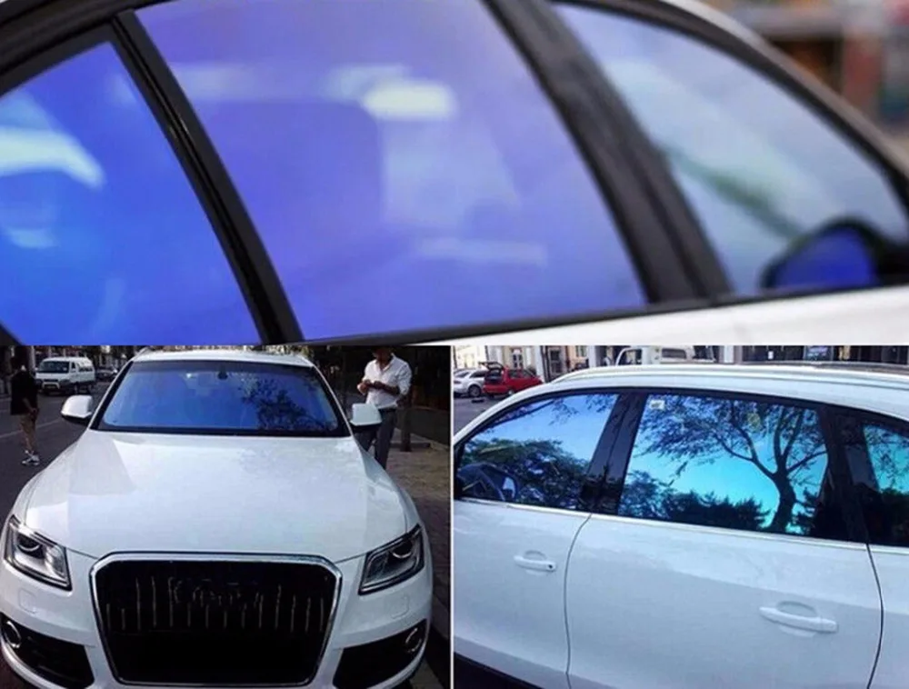 1.52x3m Chameleon Car Window Film Solar Tint 55%VLT Color Changing UV Proof | Дом и сад