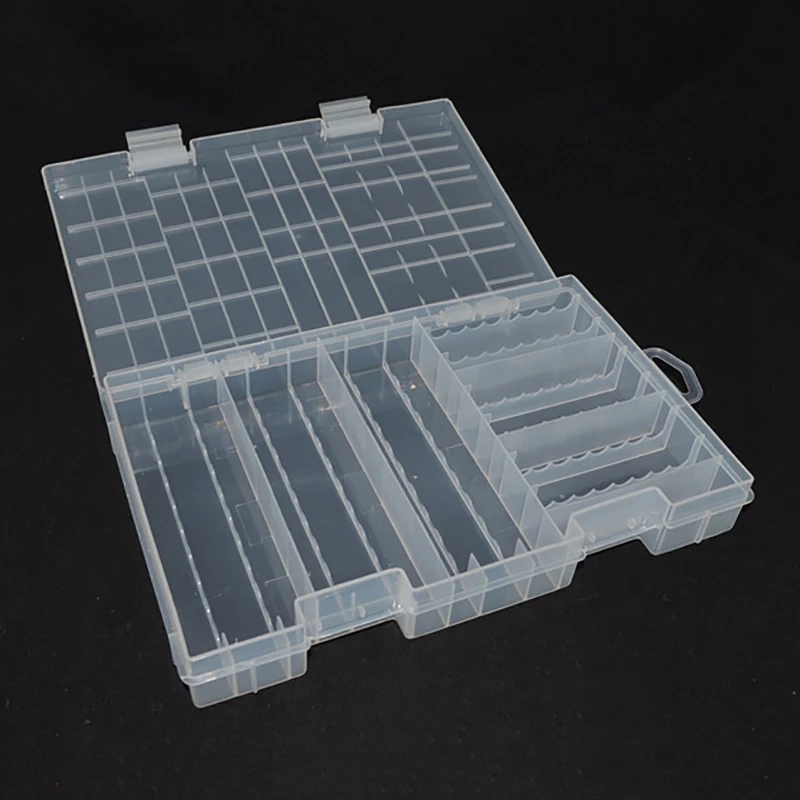 Пластиковый прозрачный контейнер для хранения батарей AA/AAA чехол-органайзер 100