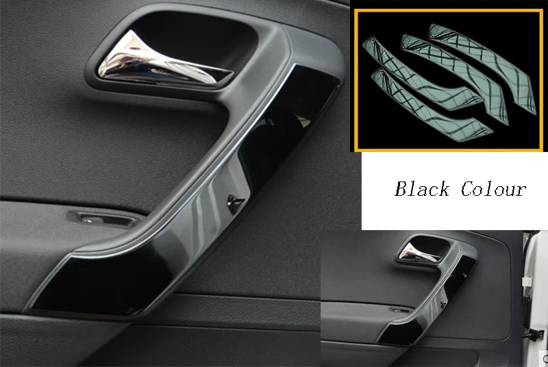 

Стайлинг автомобиля для VW Volkswagen POLO 2011-2017, ручка для дверного подлокотника автомобиля, декоративная отделка, наклейка на крышку интерьера автомобиля, аксессуары