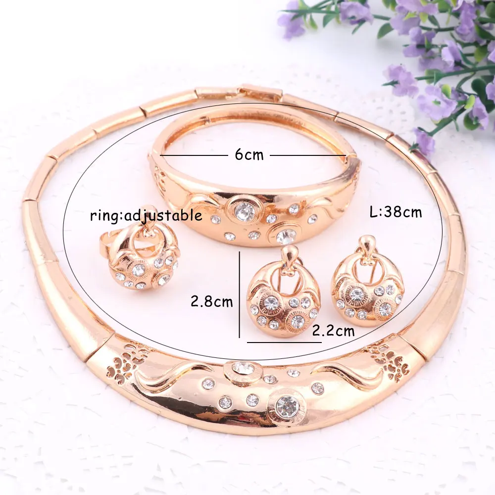 Для женщин Африканский Бусины и бисер золотой Цвет Кристалл Люкс Цепочки