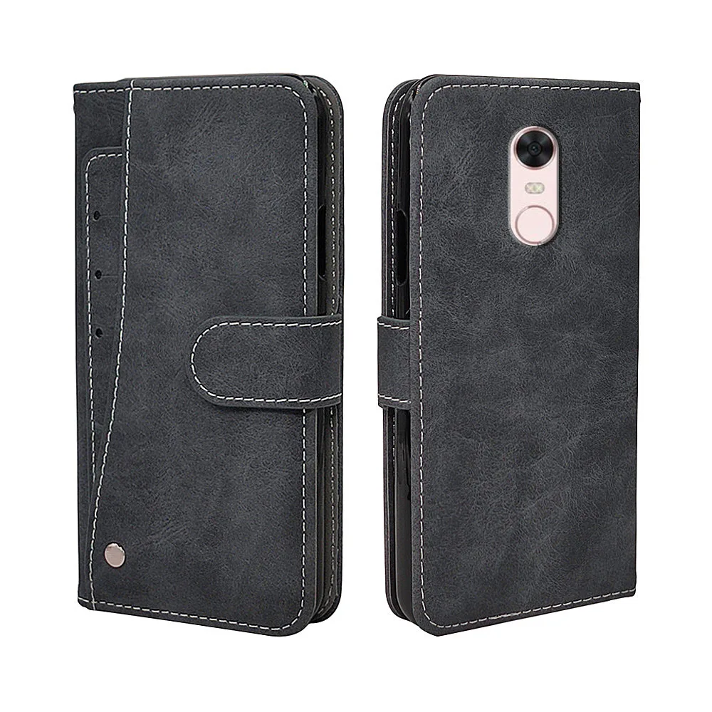 Luxury Vintage Case For Xiaomi Redmi 3 4 4A 4X 5 Plus 5A 6 6A Flip Leather Silicone Wallet Cover TPU With Card Holder | Мобильные