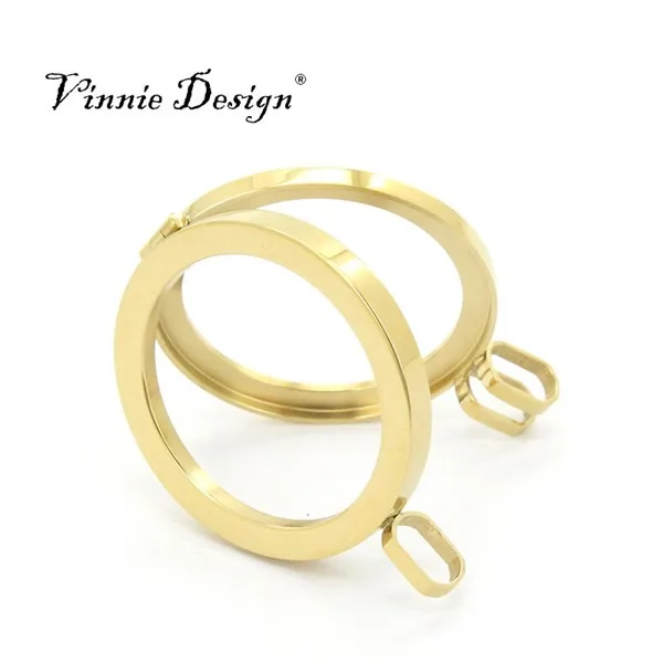 Простая монетница Vinnie Design из нержавеющей стали размером 35 мм подходит для