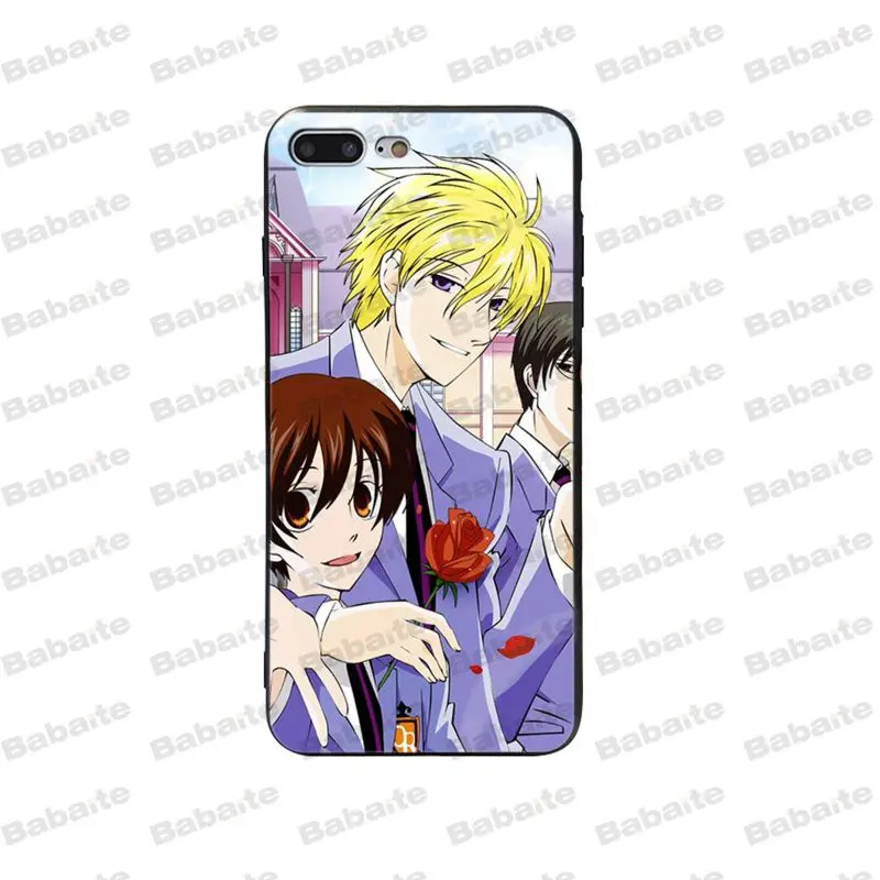 Чехол для телефона Babaite Ouran черный мягкий чехол с изображением хоста средней
