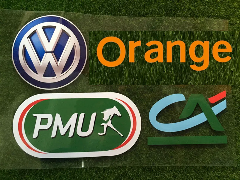 

1819 France Training Sponsor Patch Full Set Heat Transfer Soccer Patch Badge