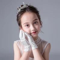 childrens dress gloves girls princess dress performance dance gloves with white gloves accessories
