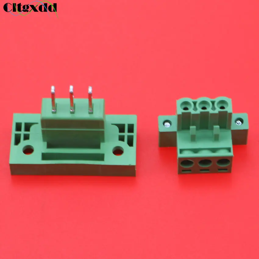 1 шт. коннектор для клеммных блоков 5 08 мм Pitch PCB 2/3/P прямой штифт RoHS с ушками |