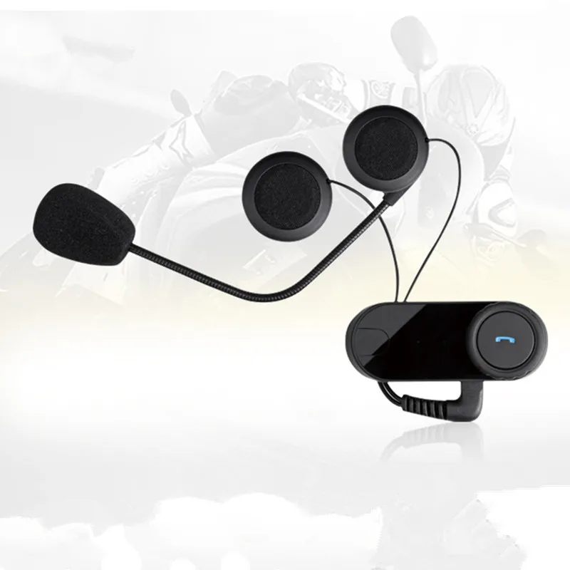 Мотоциклетная Bluetooth гарнитура для шлема водонепроницаемая BT Беспроводная