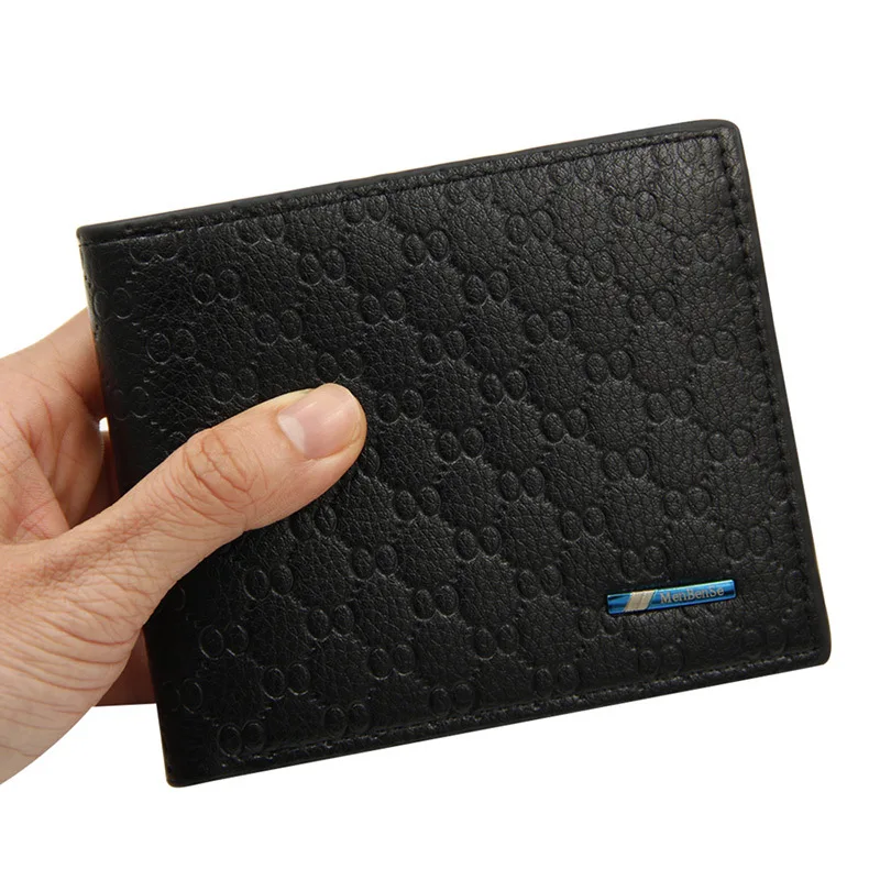 Высокое качество кожа для мужчин Wattle чёрный коричневый короткие бумажник модные