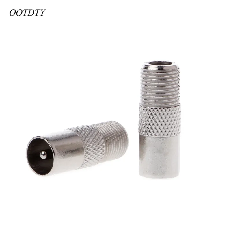 OOTDTY 5 шт. RF Coax прямой разъем F гнездо к папа адаптер ТВ антенны|connector f|connector femaleconnector