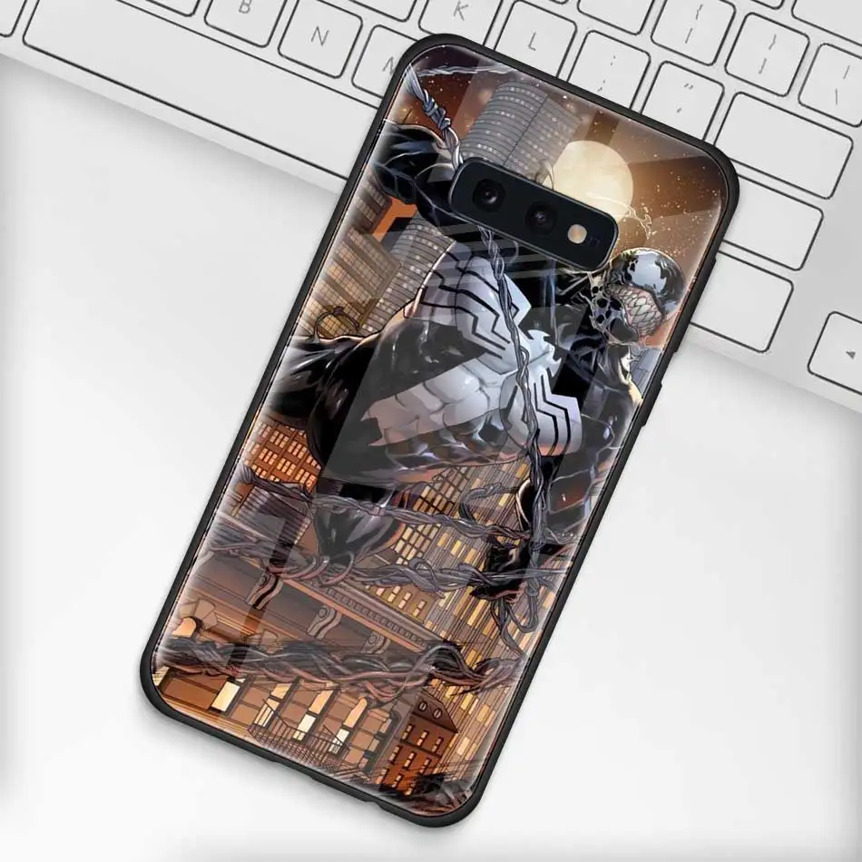 Чудо-яд, супергерой, чехол из закаленного стекла для samsung Galaxy S10 S10e S9 S8 S10 Plus Note 9 A50 A30, чехол для телефона