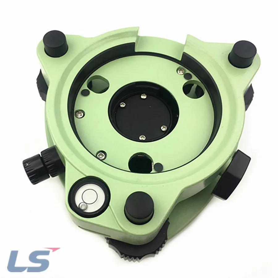 Зеленый с оптическим водопроводом трехкулачковый трибрач для Leica Sokkia total station