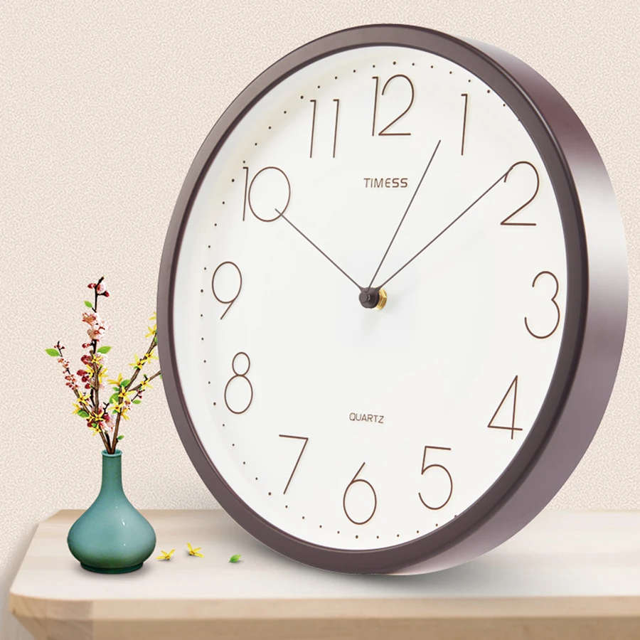 Оригинальные настенные часы для гостиной простой современный белый и черный