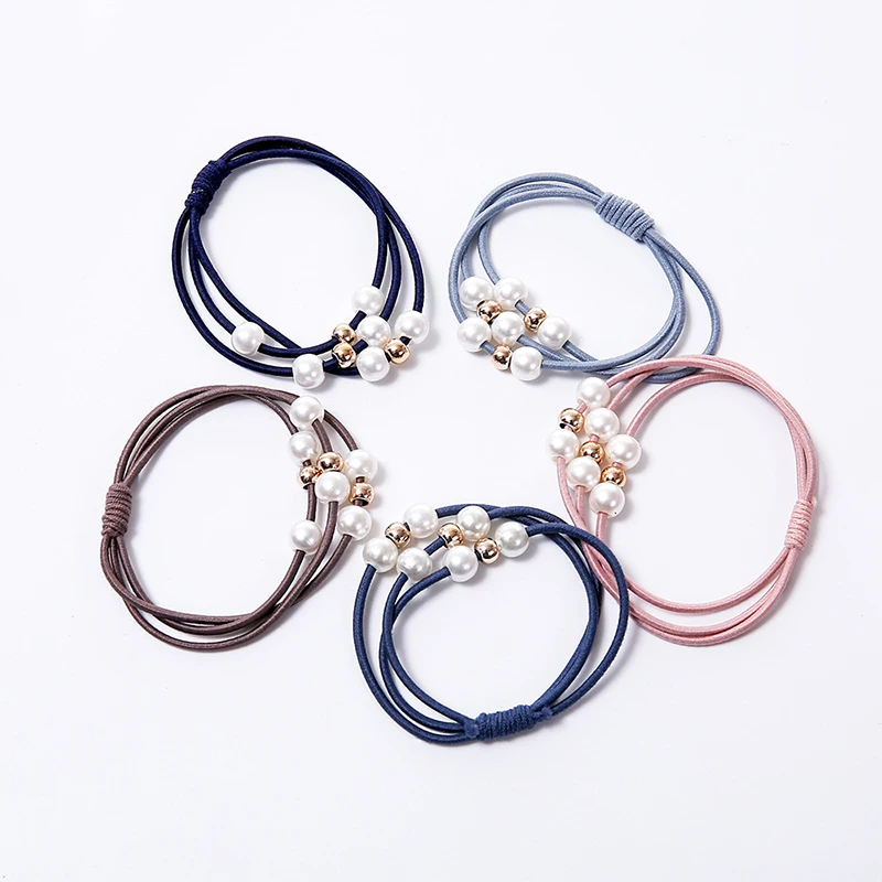 Резинка для волос с жемчужинами девочек резинка принцессы аксессуары волос| |