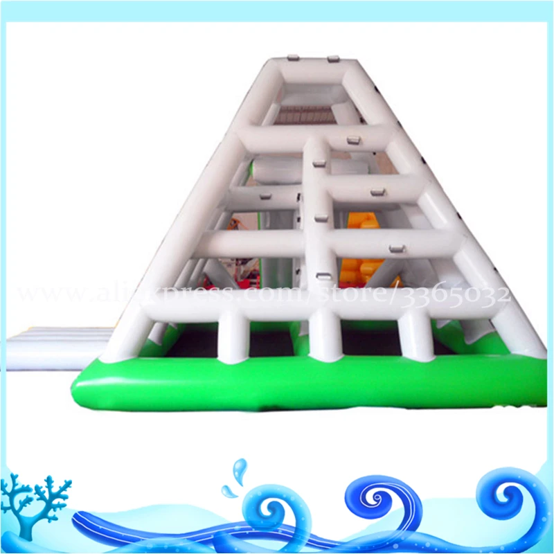 Гигантская водная горка для взрослых цветная плавающая нехватки надувная