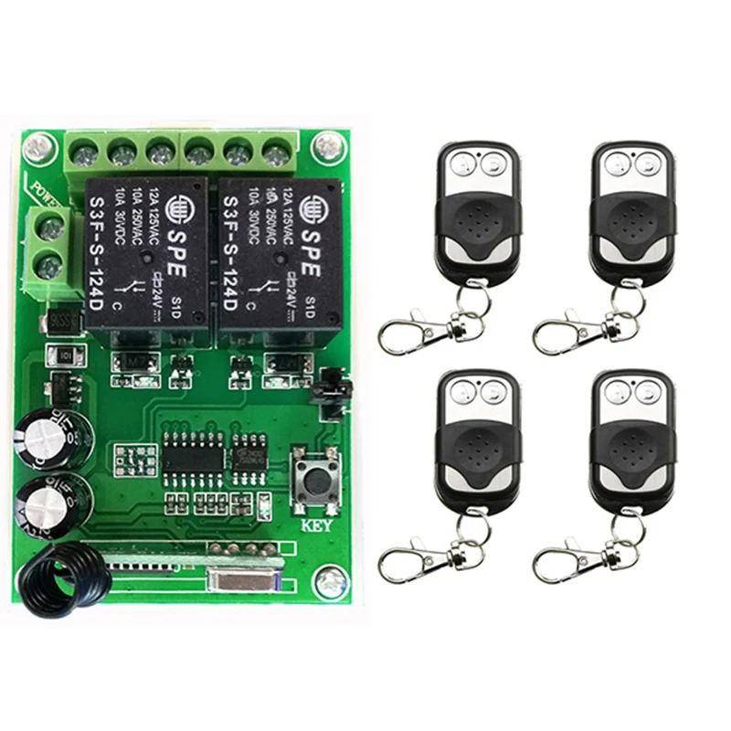 Беспроводной Радиочастотный выключатель передатчик и приемник света для ламп