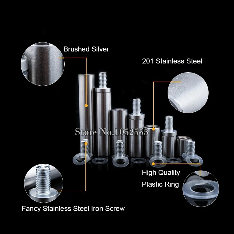 Экспресс-Доставка + Фирменная Новинка 500 шт. Нержавеющая сталь полый рекламный