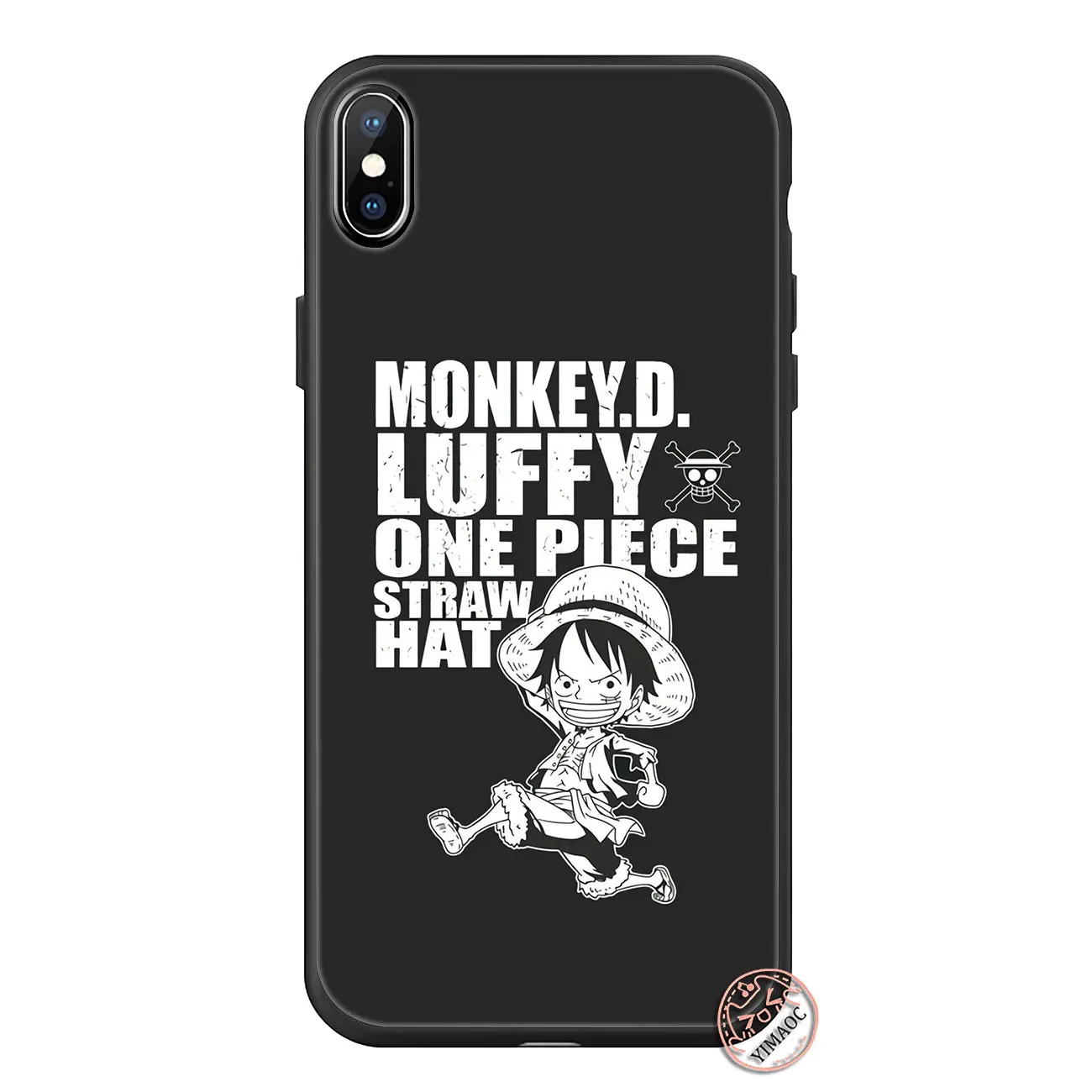 YIMAOC Зоро цельный Обезьяна D Luffy Мягкий силиконовый чехол для телефона для iPhone 11 Pro XS Max XR X 6 6S 7 8 Plus 5 5S SE 10 черный чехол - Цвет: 10