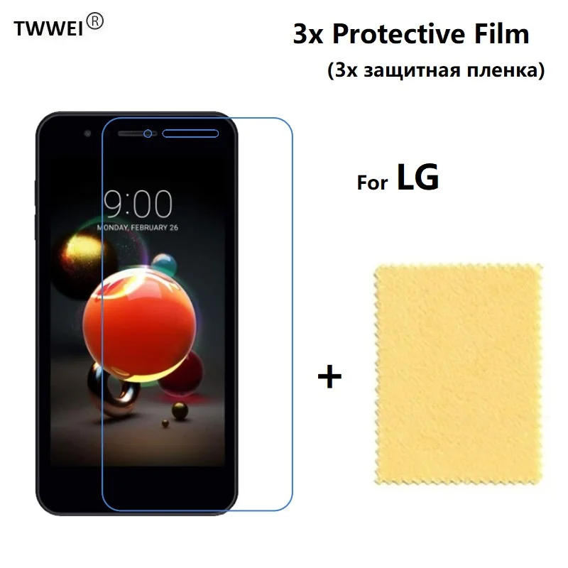 3x защитная пленка для LG K10 K8 2018 (не стекло) защита экрана K11 K7 K5 K4 K3 2017 фольга |